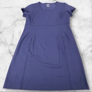 DULUTH TRADING CO NoGA Blue Women’s Size M Stretch Dress